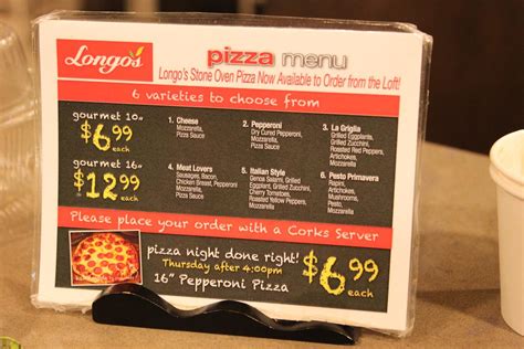 Longos pizza - Longo's. 3.9 (103 reviews) Unclaimed. $$ Grocery. Open 8:00 AM - 9:00 PM. See hours. See all 96 photos. Today is a holiday! Business hours may be different today.